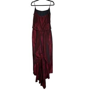 VTG Jessica McClintock Gunne Sax Dress Junior 13/14 Formal Dark Romantic Y2K